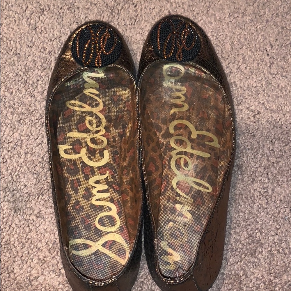 Sam Edelman brown flat.